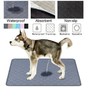 Pee Pads Washable - Dog Urine Pads Washable Reusable Anti Slip Pet Pee Pad Puppy Training Pad Pet Bed for Car Seat Cover Pet Supplies