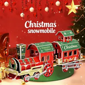 3D Puzzle Model Kit (Glue-Free) - DIY for Family Holiday Decor