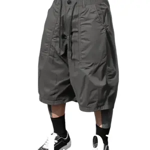Men’s summer plus-size loose cargo pants with straight legs and large pockets, casual fashion athletic trousers suitable for everyday wear or sports #SummerVibes