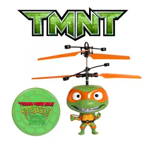 TMNT Big Head Sensor UFO Flying Helicopter Drone - Leonardo Michaelangelo Raphael Donatello - Electric remote control toys flying toys