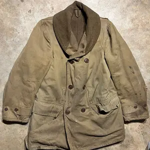 Vintage 1940s US Army Mackinaw Jeep Deck Jacket