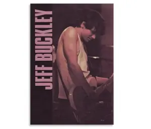 Jeff Buckley Canvas Poster for Bedroom Decoration with Landscape Office Valentine's Birthday Gift Frame-Style Design Enhances Any Room Ambiance Wall Art Room Art