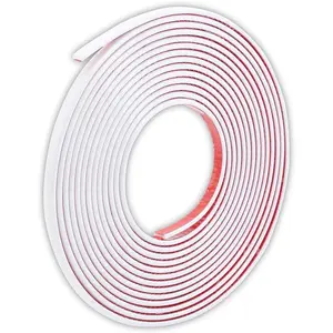 White Self Adhesive  Wall Edging Strip Peel and Stick Trim Seam Wall Sticker Decor Tape Decorative for Ceiling/Corner/Mirror/Furniture/Door/Wardrobe/ and Auto Decor (0.8CM*10M/0.31IN*32.8FT)