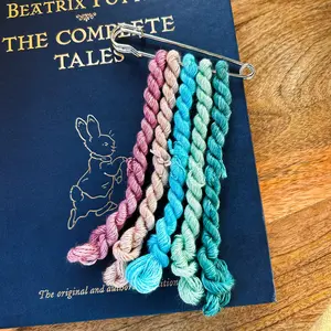 Beatrix Potter, Hand-Dyed 100% Silk Floss Set (Beatrix Potter's Tales)