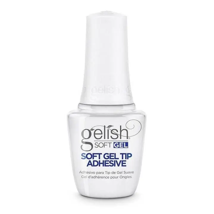 Gelish Soft Gel Tip Adhesive 15 mL - 0.5 Fl. Oz Bottle #1148010