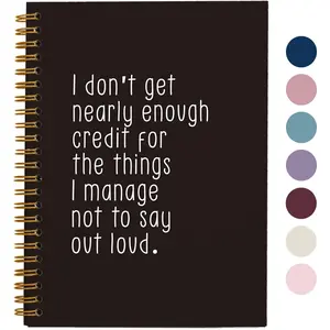 Funny Office Work Gifts, Funny Notebook Journal for Coworkers, Funny Sarcastic Gifts for Women Men Coworkers Adults Colleague Employee, Journals for Writing(5.5'' X 8.3'')