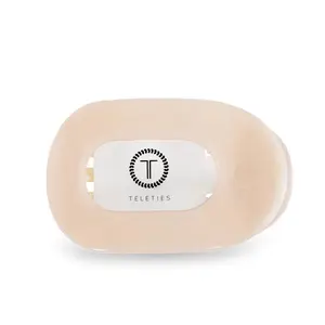Teleties Flat Hair Clip Almond Beige Large