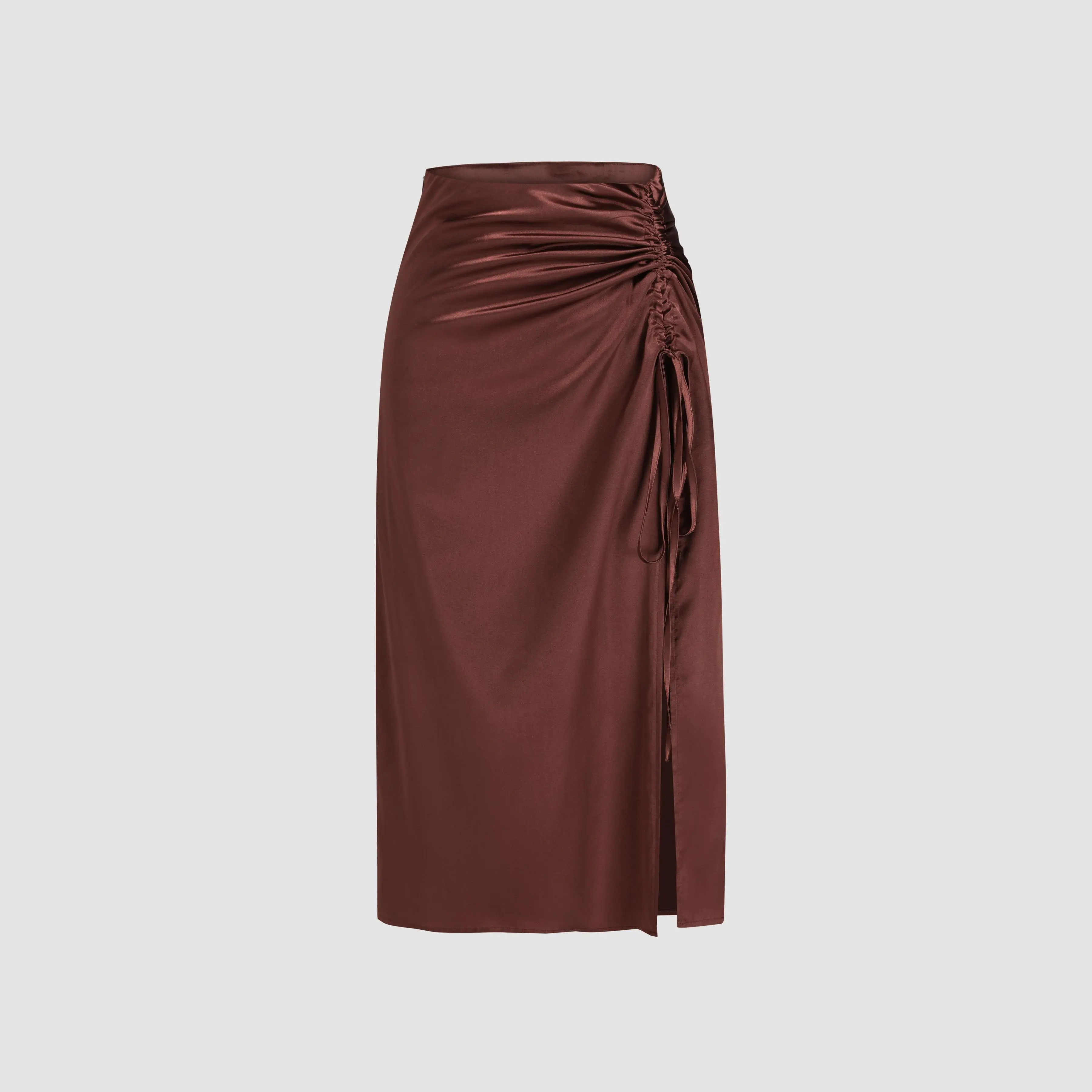 SYLVIA BITTER CHOC KNIT MIDI DRESS - TikTok Shop