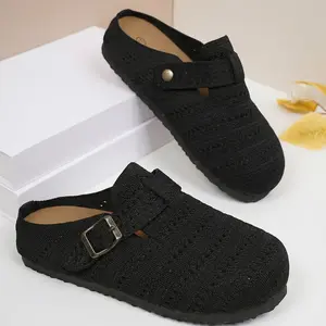 Women's Sandals Mesh Flat Sandals - Breathable Slip-On Casual Shoes for Summer Beach Indoor Outdoor Shoes Springfresh