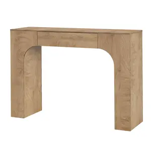 Long Console Table with Drawers, 47-Inch Wooden Rectangular Sofa Table Behind The Couch, Farmhouse Entryway Table for Entrance, Hallway, Living Room