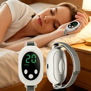 Handheld Sleep Aid Device, 20 Settings, Portable Rechargeable Massage Instrument, Home or Travel Sleep Helper, Compact Design