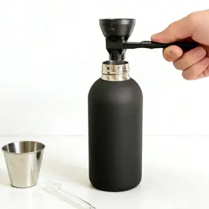 Powder Funnel Scoop, Protein Powder Sliding Spoon,Coffee Leak Proof Spoon