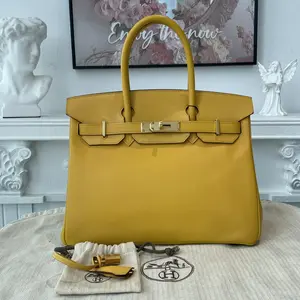 Pre-owned HERMÈS Epsom Shoulder Bags BJ11009050625 Birkin 30 Yellow [M] Top Handle Bag