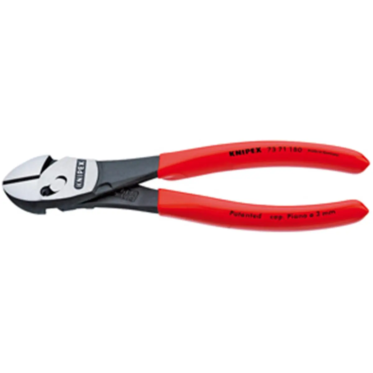 7-Inch Dual Hinge Diagonal Cutter with Dipped Handle, German Chrome Vanadium Steel, Heavy-Duty Cutting Tool for Cutting Hard Wire, Increased Cutting Power for Minimal Effort Fine Cutting Tasks