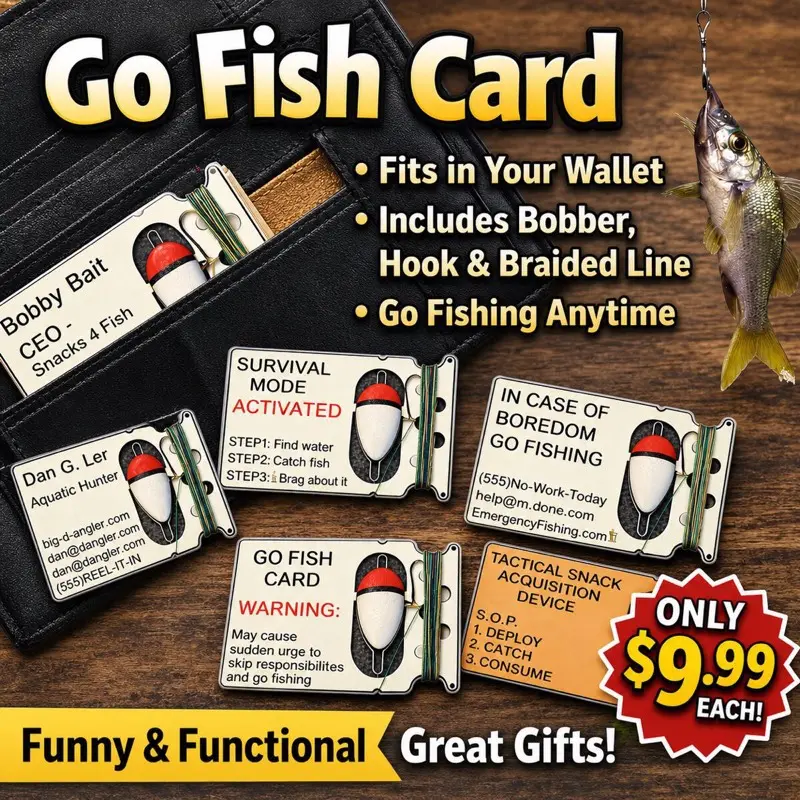 Go Fish Card – Wallet Fishing Kit Go Fish Card – Wallet Fishing Kit