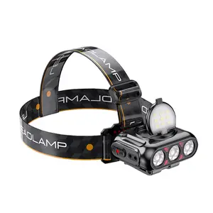 Headlamp Fishing Hat Clip Light Induction Night Fishing Lamp Long Battery Life Headband Illumination Strong Light Rechargeable Super Bright