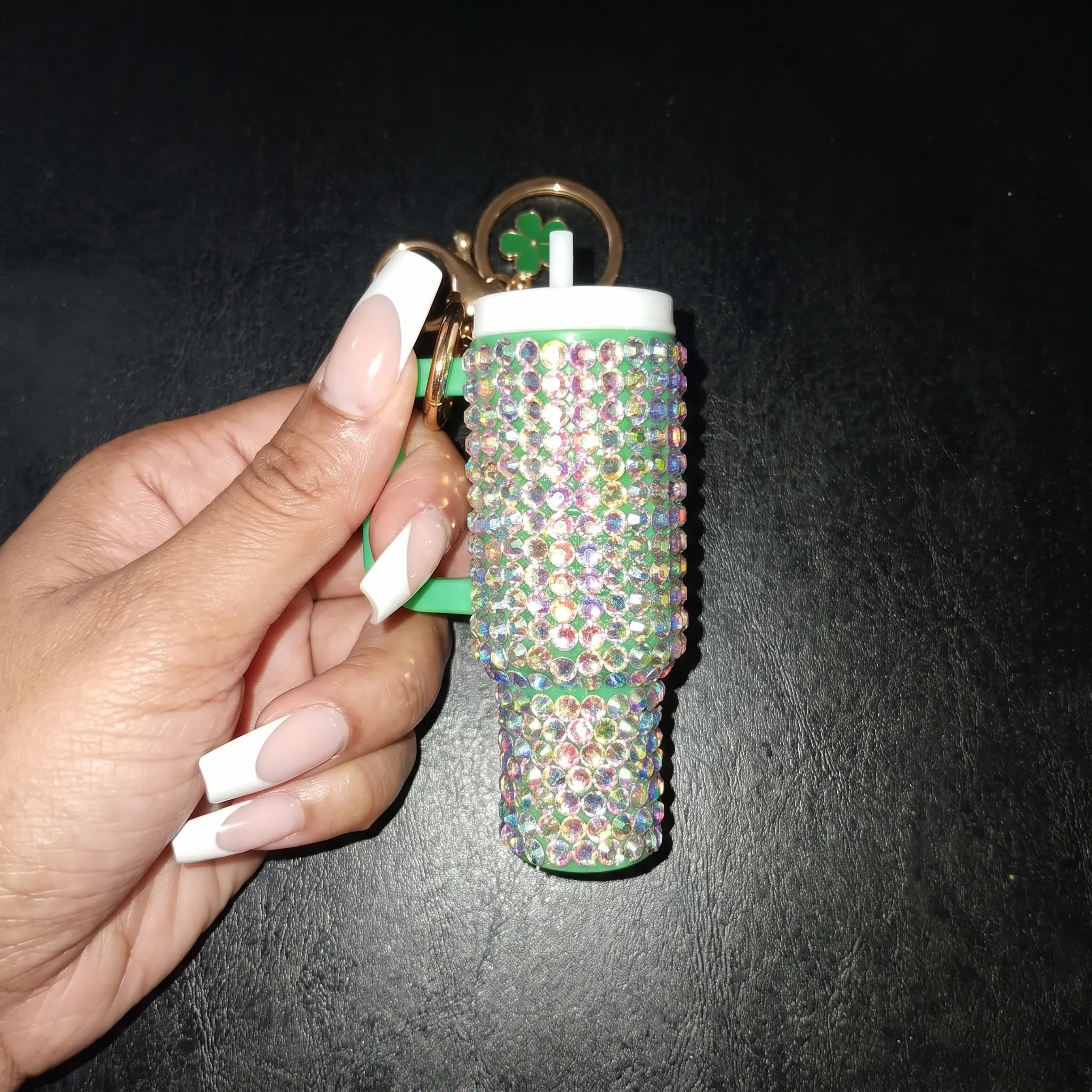 Mini Bling Tumbler Stylish Keychain