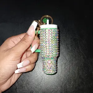 Mini Bling Tumbler Stylish Keychain