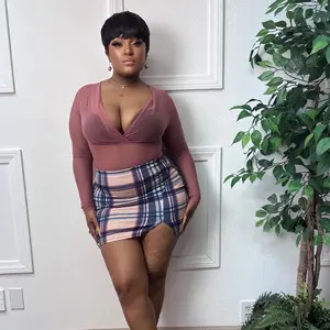 Mauve Kay Mesh Bodysuit