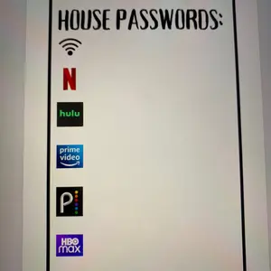 House password magnet