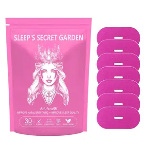 Sleep tape - 30 Strips of Pack Sleep Mouth Tape for Restful Sleep & Recovery. Reduces Snoring and Enhances Nasal Oxygen Flow. Soft, Hypoallergenic,Skincare