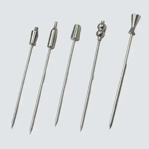 Metal Cocktail Picks, Stainless Steel Martini Sticks, Reusable Appetizer Picks For Martini Olives Fruits