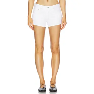 AGOLDE Low Rise Parker Shorts in Marshmallow