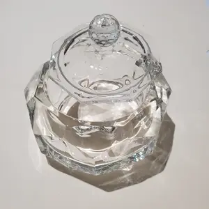Crystal large hard Glass dish #CR11