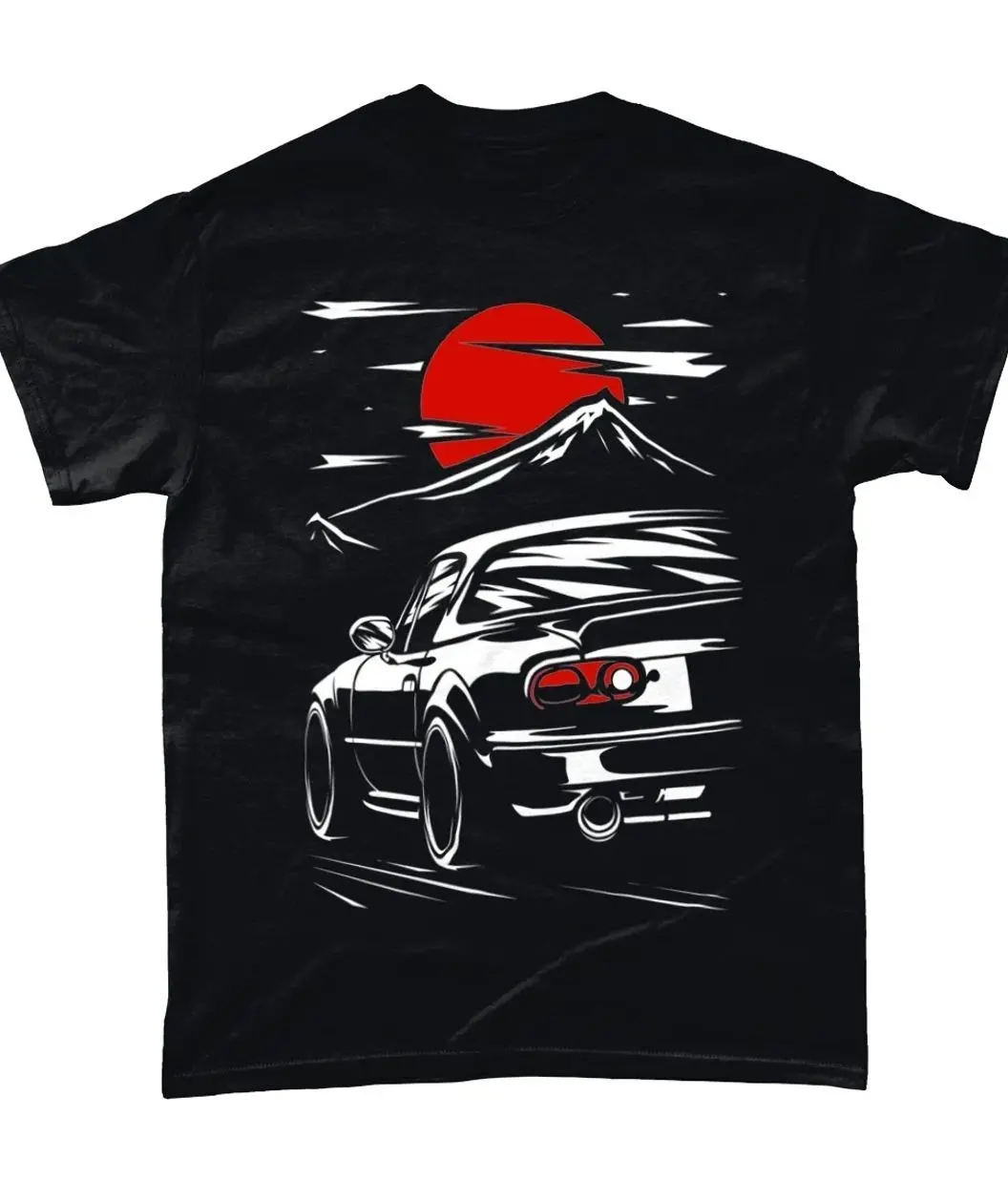 Vintage Classic Midnight Mazda MX5 Unisex T-Shirt Sweatshirt Hoodie, JDM Car Enthusiast and Fans Gift