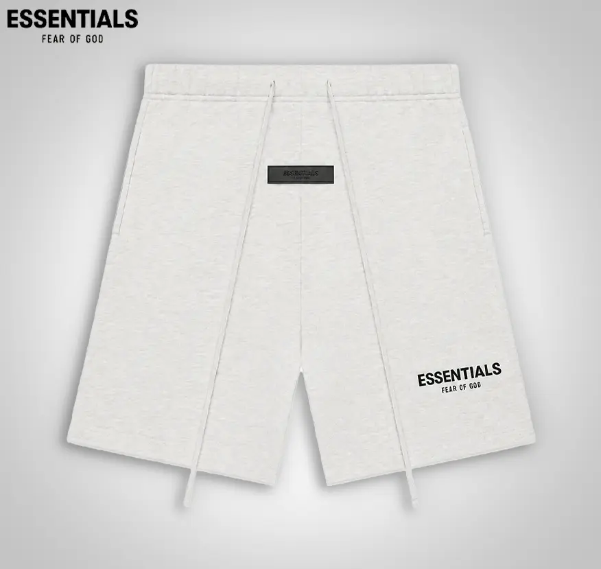 Fear of God Essentials Sweatshort 100% Cotton Premium Unisex Oversized Casual Shorts Streetwear