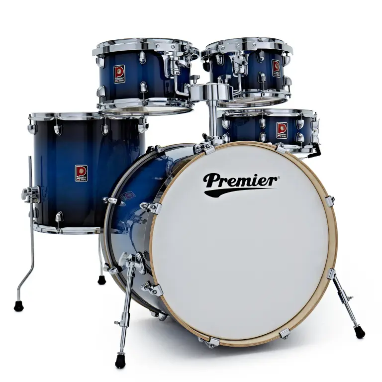 Premier 27397 10-12-16-22-14 in. Snare Artist Drum Set - Indigo