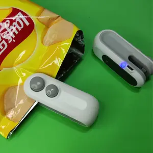 Mini Bag Sealer, 2-in-1 Rechargeable Mini Heat Sealer & Cutter, Magnetic Portable Plastic Bag Sealer for Snacks, Chips, Food Freshness Storage