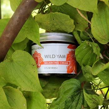Organic Wild Yam Hormone Balancing Cream for Women-2 oz Made in USA Body Care Lotions Sunflower Calming Grape Shea