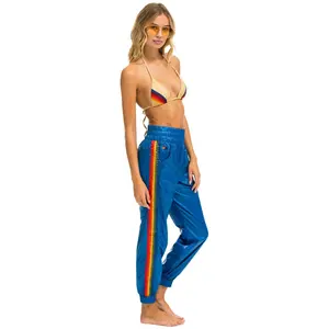 5 STRIPE HI RISE WIND PANT - SNORKEL BLUE