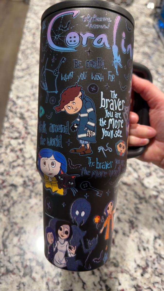 Item: Black - Buttonhole Girl, 40oz