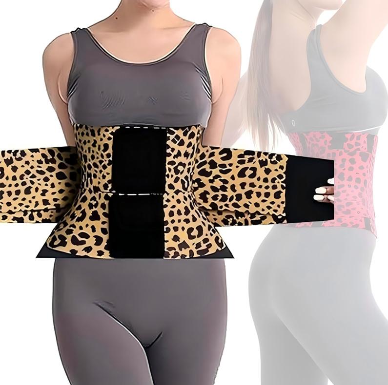 Women's Sheath Waist Trainer Body Shaper Flat Belly Cincher Sweat Workout Girdle Hot Modeling Belt Corset for Enhanced Shape & Support