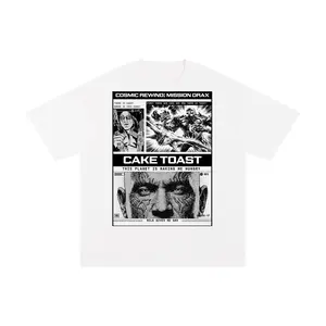 Cosmic Rewind Mission Drax T-Shirt movie tee Retro Washed Unisex Vintage Graphic Oversized Heavyweight Cotton T-Shirts Soft