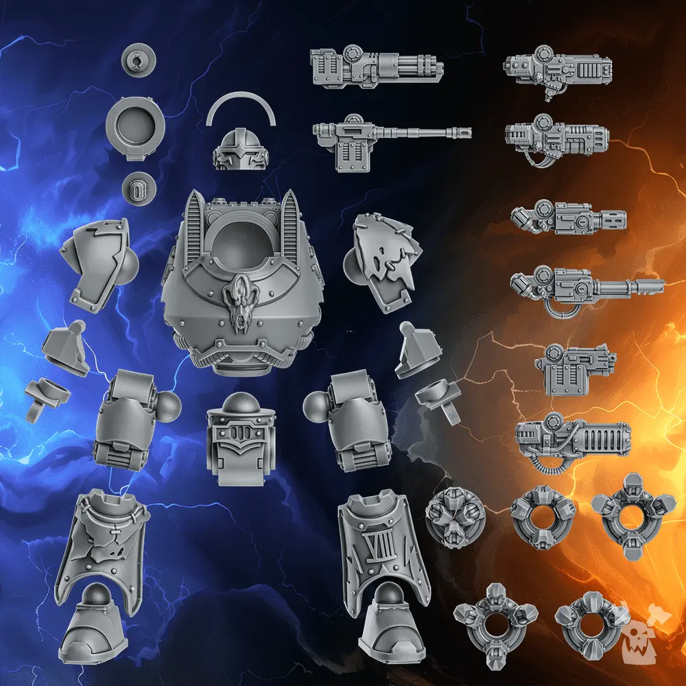 Noctis Triarius Dreadmech | Noctis Horrors Kit (1) - Havoc Brothers - DakkaDakka - 3d Printed Mini Marines
