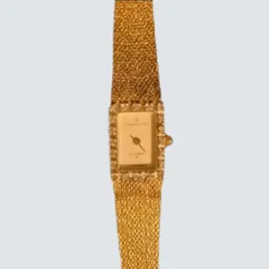 LADYS CELEBRITY HAMILTON OPEN FACE WATCH ENCRUSTED WITH 22 DIAMONDS