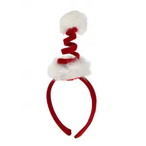 Cocktail Springy Santa Headband