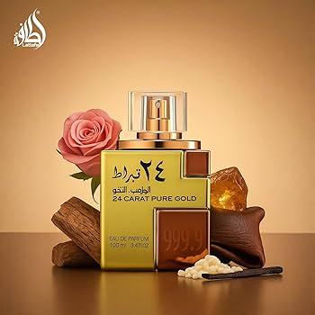 24 Carat Pure Gold by Lattafa EDP Spray, 3.4oz