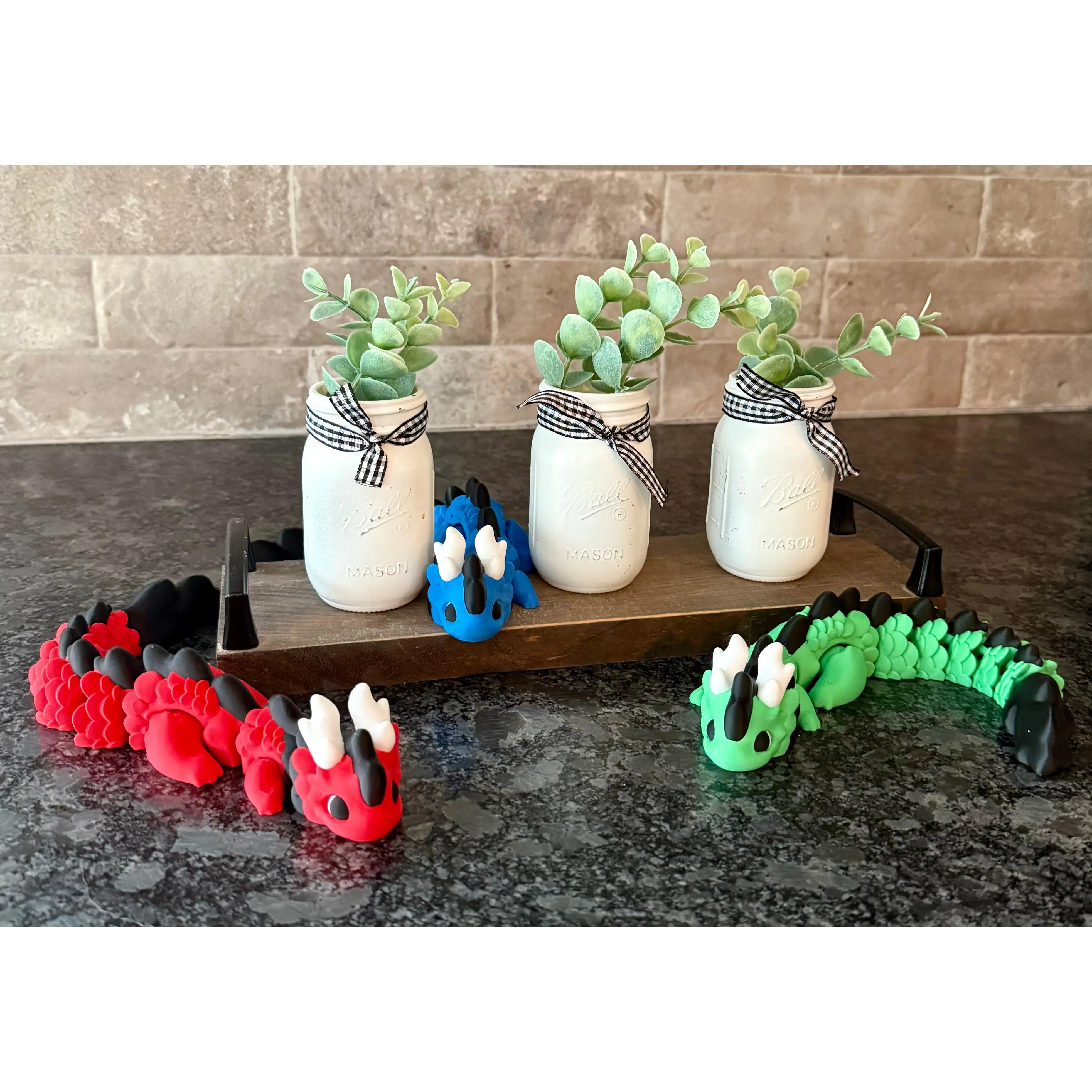 Kaida Dragon Articulated 3D Printed Figurines