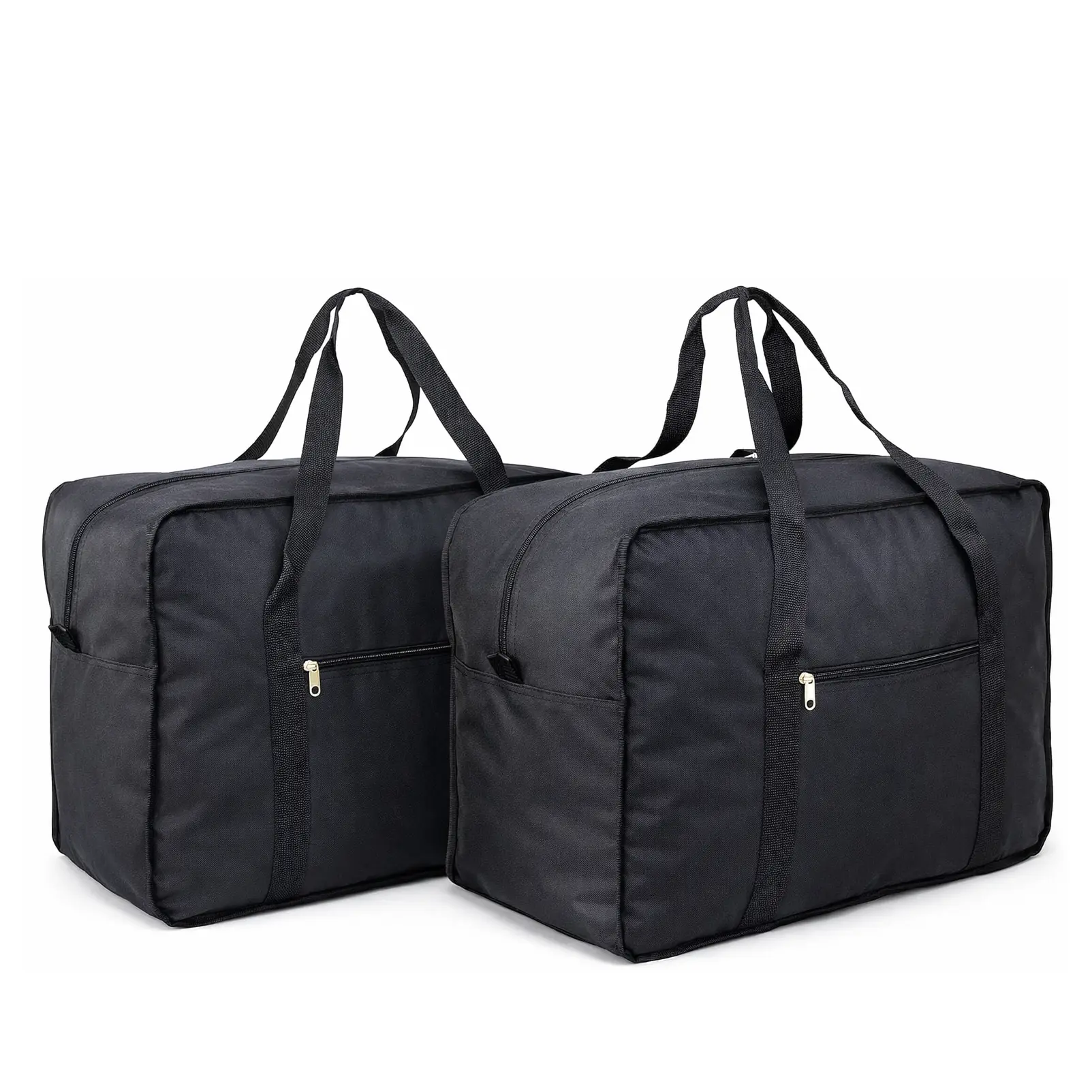 2 x 24 in Luggage Travel Duffle Bag Maletin Roll Bag 50 Lb Black Lightweight