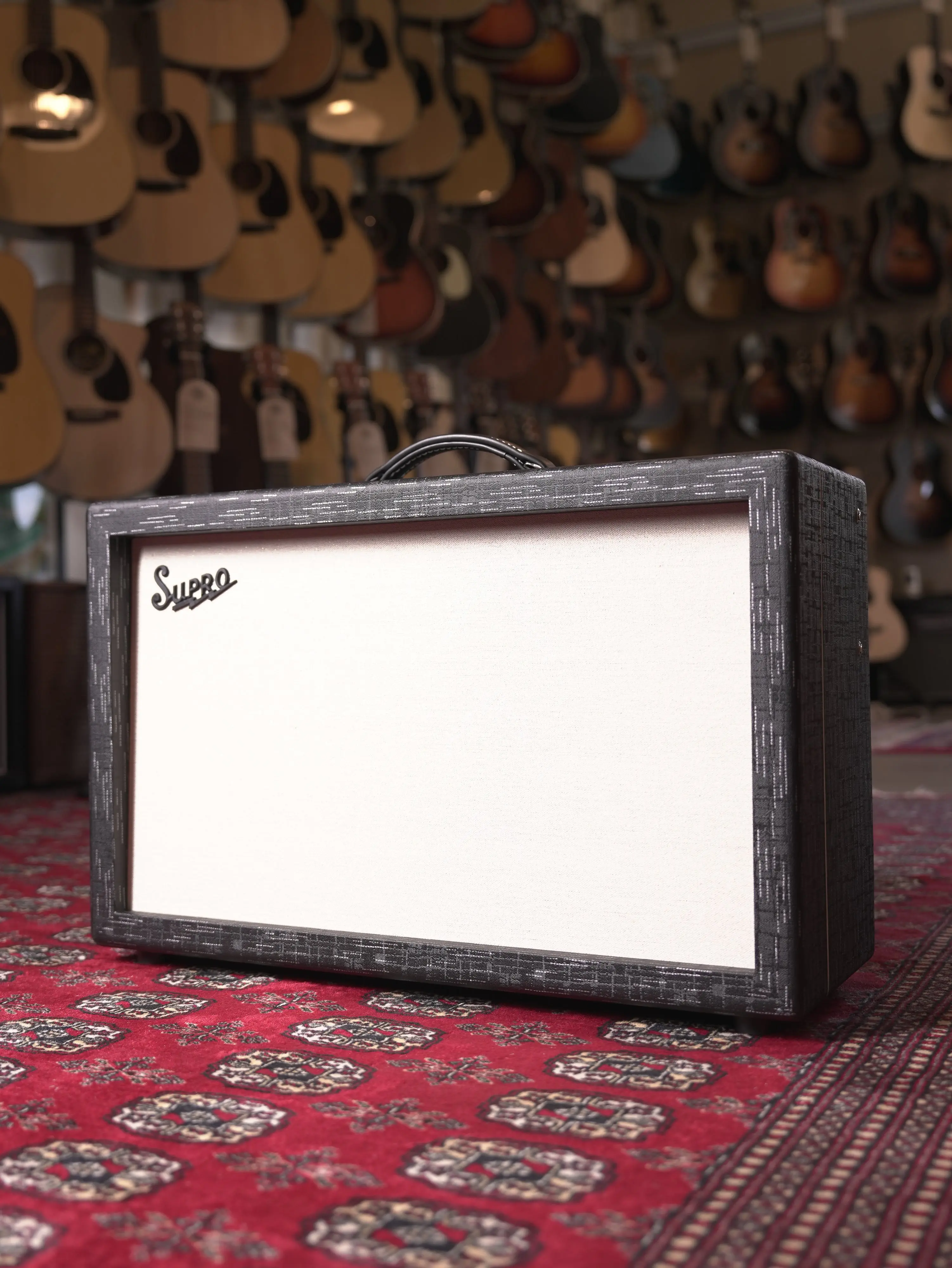 Supro Royale 35-50w 2x12" Tube Combo Guitar Amplifier - Black Scandia