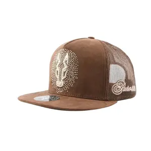Puro440 Unisex Midnight Spark Beliquero Chocolate Brown Snapback Patch Cap Hat