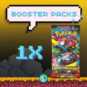 1x Mega Evolutions Base Booster Packs