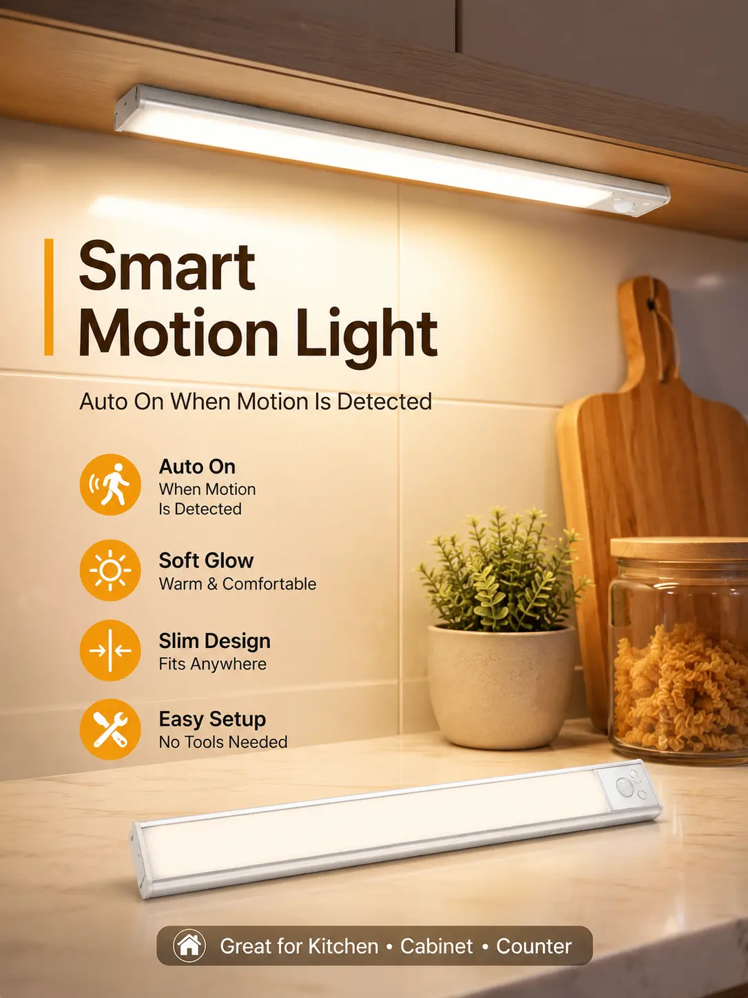 closet light,motion sensor closet light,under cabinet lights,usb rechargeable led light,3 color magnetic led strip,wireless wardrobe light,stick on kitchen light,motion night light,portable rechargeable lamp
