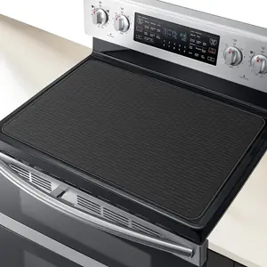 Stove Top Covers for Electric Stove, Silicone Stove Cover Mat - 28"x 20" Ceramic Stove Guard Stove top Protector, Heat Resistant Cook top Cover-Summervibes