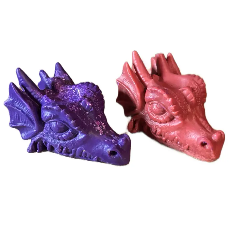 Custom Dragon Head Candle - Unique Scent, 2.5 Inch Height, Household Candle, Decorative Scent for Any Occasion Decoration natural soy wax candle Ornaments Freshener