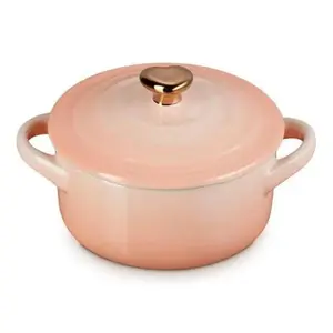 Mini Round Cocotte with Heart Knob